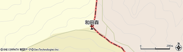 和田森周辺の地図