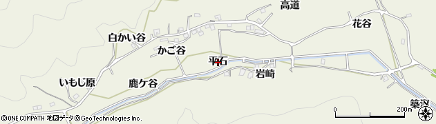 徳島県阿南市見能林町（平石）周辺の地図