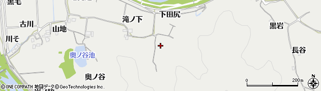 徳島県阿南市長生町荒井谷周辺の地図