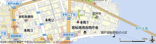 若松本町郵便局 ＡＴＭ周辺の地図