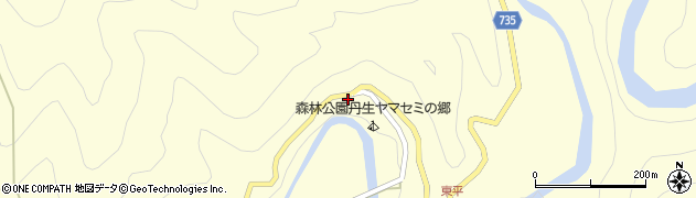 ヤマセミ温泉周辺の地図