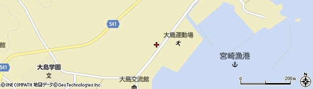 福岡県宗像市大島771周辺の地図