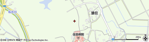 福岡県北九州市若松区蜑住周辺の地図