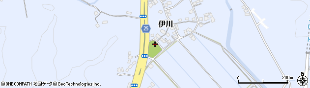 伊川公園周辺の地図
