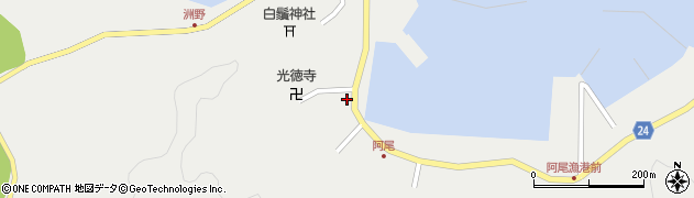 和歌山県日高郡日高町阿尾507周辺の地図