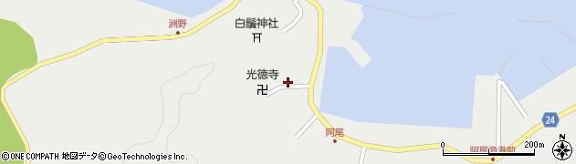 和歌山県日高郡日高町阿尾517周辺の地図