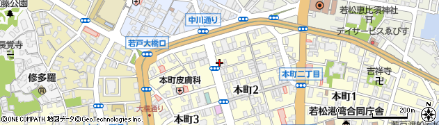 金鍋 本店周辺の地図