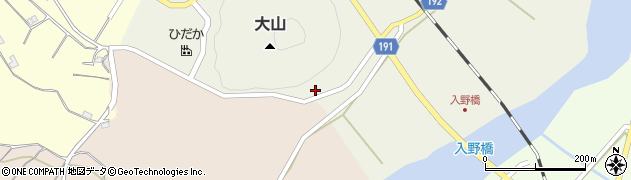 和歌山県日高郡日高川町入野62周辺の地図