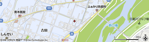 和歌山県御坊市藤田町藤井2134周辺の地図