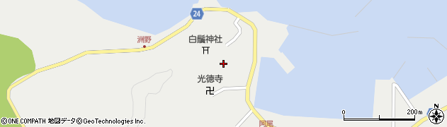 和歌山県日高郡日高町阿尾550周辺の地図