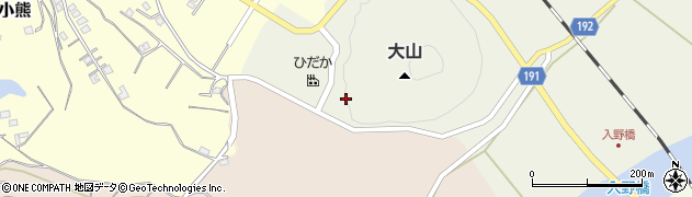 和歌山県日高郡日高川町入野757周辺の地図