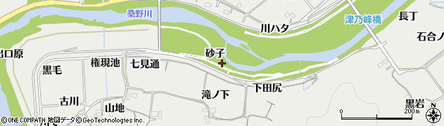 徳島県阿南市長生町（砂子）周辺の地図