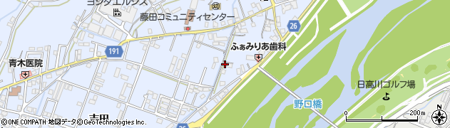 和歌山県御坊市藤田町藤井2168周辺の地図
