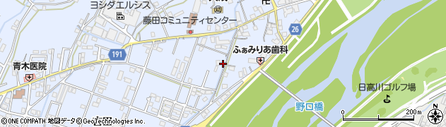 和歌山県御坊市藤田町藤井2130周辺の地図