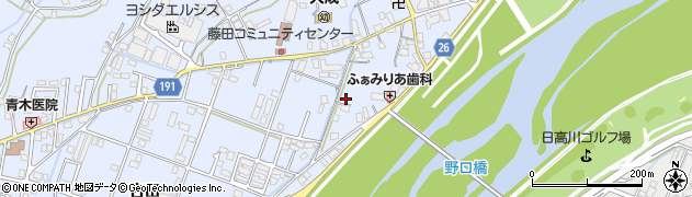 和歌山県御坊市藤田町藤井2171周辺の地図
