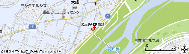 和歌山県御坊市藤田町藤井2197周辺の地図