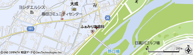 和歌山県御坊市藤田町藤井2198周辺の地図