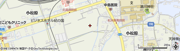 和歌山県御坊市湯川町（小松原）周辺の地図