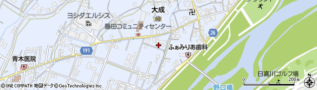 和歌山県御坊市藤田町藤井2123-2周辺の地図