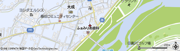 和歌山県御坊市藤田町藤井2201周辺の地図