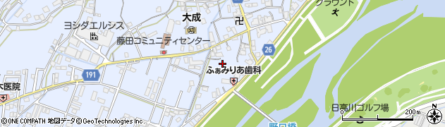 和歌山県御坊市藤田町藤井2181周辺の地図