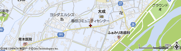 和歌山県御坊市藤田町藤井2119周辺の地図