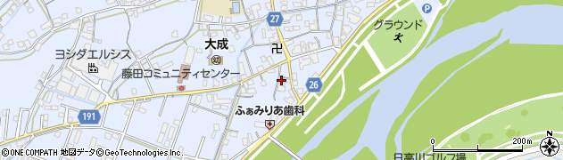 和歌山県御坊市藤田町藤井2205周辺の地図