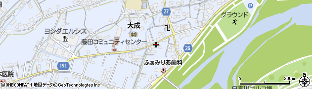 和歌山県御坊市藤田町藤井2187周辺の地図
