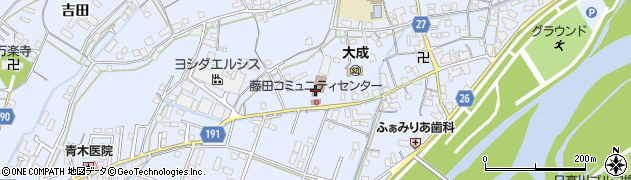 和歌山県御坊市藤田町藤井2118-6周辺の地図