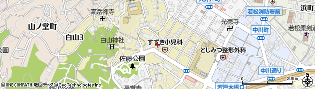 福岡県トラック協会　若松分会周辺の地図