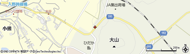 和歌山県日高郡日高川町入野750周辺の地図