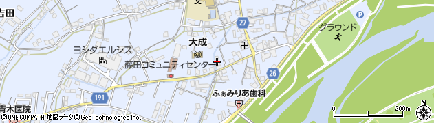 和歌山県御坊市藤田町藤井2107周辺の地図