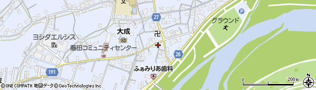 和歌山県御坊市藤田町藤井2190周辺の地図