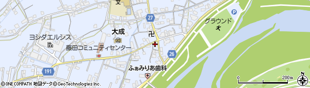 和歌山県御坊市藤田町藤井2210周辺の地図