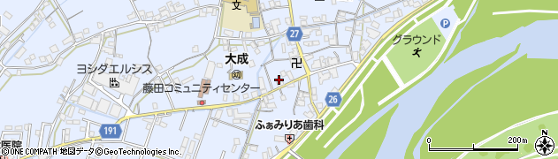 和歌山県御坊市藤田町藤井2080周辺の地図