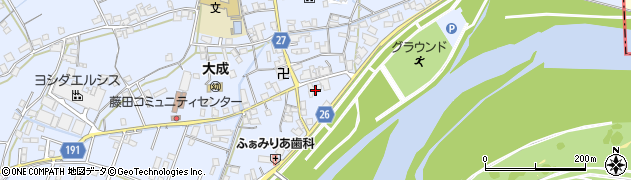 和歌山県御坊市藤田町藤井2215周辺の地図