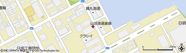 関光汽船株式会社北九州支店周辺の地図