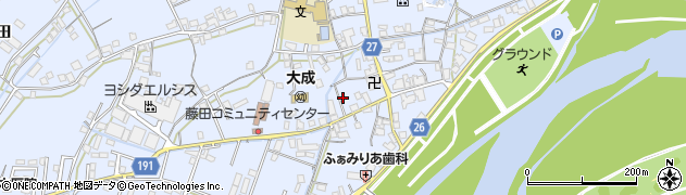 和歌山県御坊市藤田町藤井2082周辺の地図