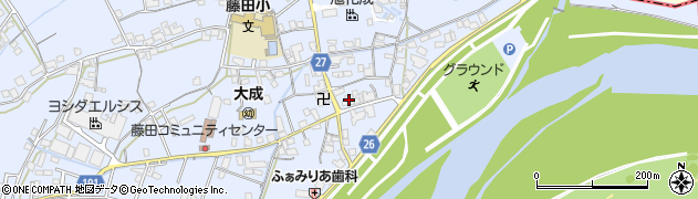 和歌山県御坊市藤田町藤井2225周辺の地図
