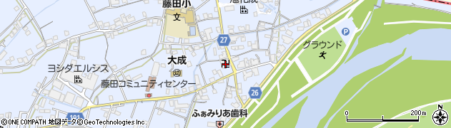 和歌山県御坊市藤田町藤井2077周辺の地図