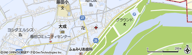 和歌山県御坊市藤田町藤井2222周辺の地図