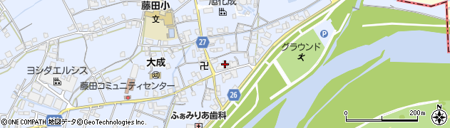 和歌山県御坊市藤田町藤井2224周辺の地図
