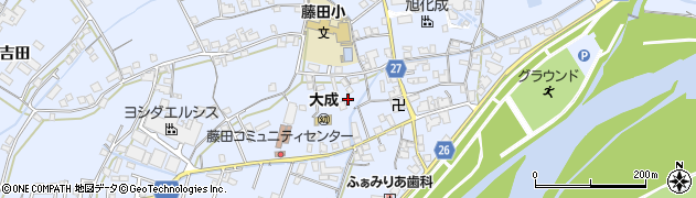 和歌山県御坊市藤田町藤井2097周辺の地図