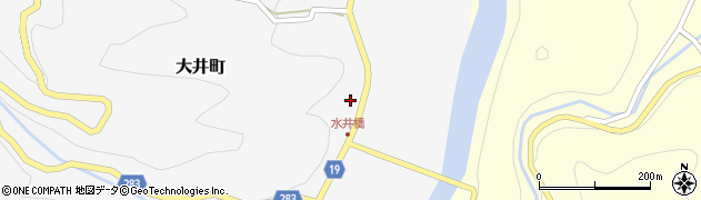 徳島県阿南市大井町南平周辺の地図