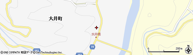 徳島県阿南市大井町（南平）周辺の地図