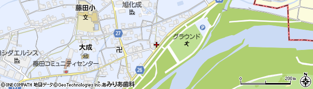 和歌山県御坊市藤田町藤井2285周辺の地図