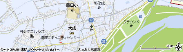和歌山県御坊市藤田町藤井2070周辺の地図