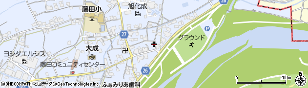 和歌山県御坊市藤田町藤井2220周辺の地図