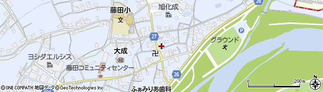 和歌山県御坊市藤田町藤井2227周辺の地図