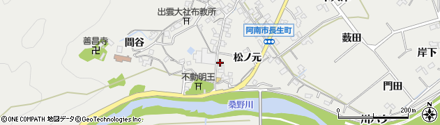 徳島県阿南市長生町諏訪ノ端13周辺の地図